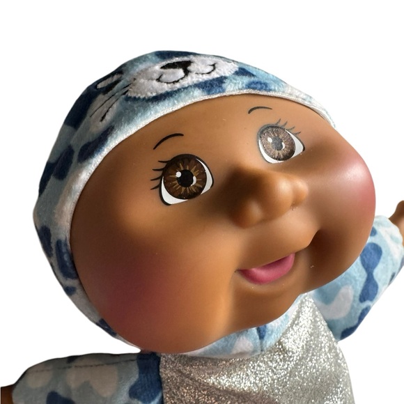 Cabbage Patch African-American doll blue sea otter toy baby doll - Picture 5 of 7